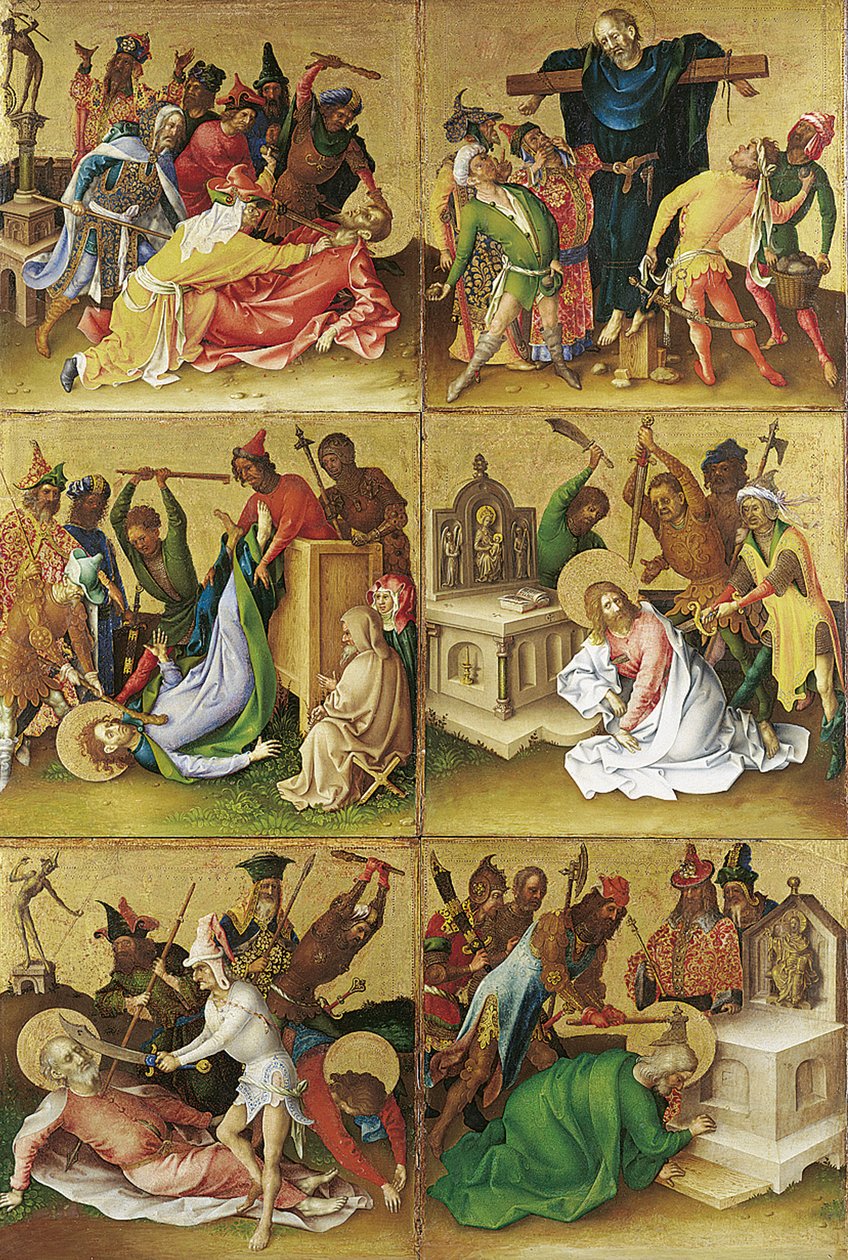 Martyrdom of the Apostles by Stefan Lochner