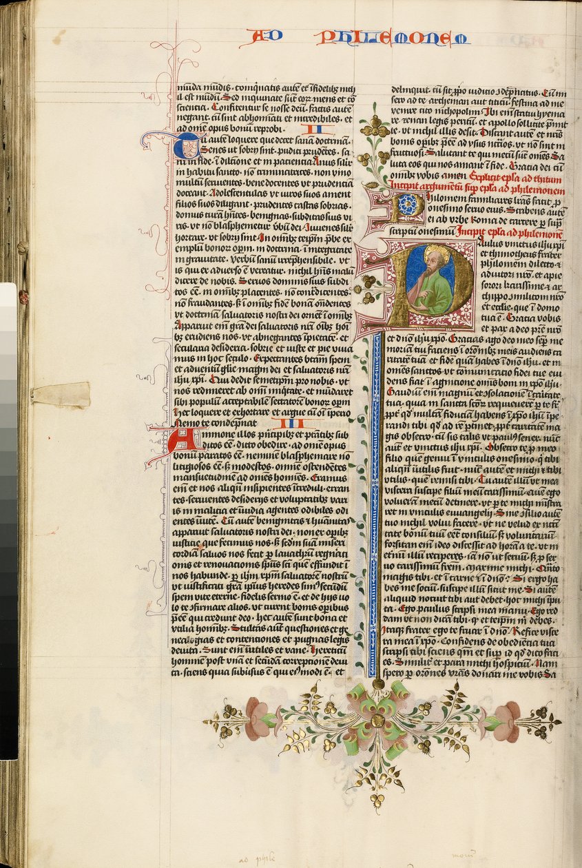 Initial P: Saint Paul by Stefan Lochner