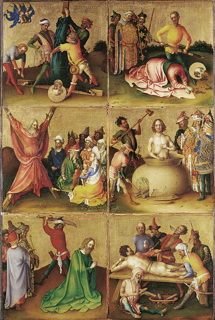 Martyrdom of the Apostles by Stefan Lochner