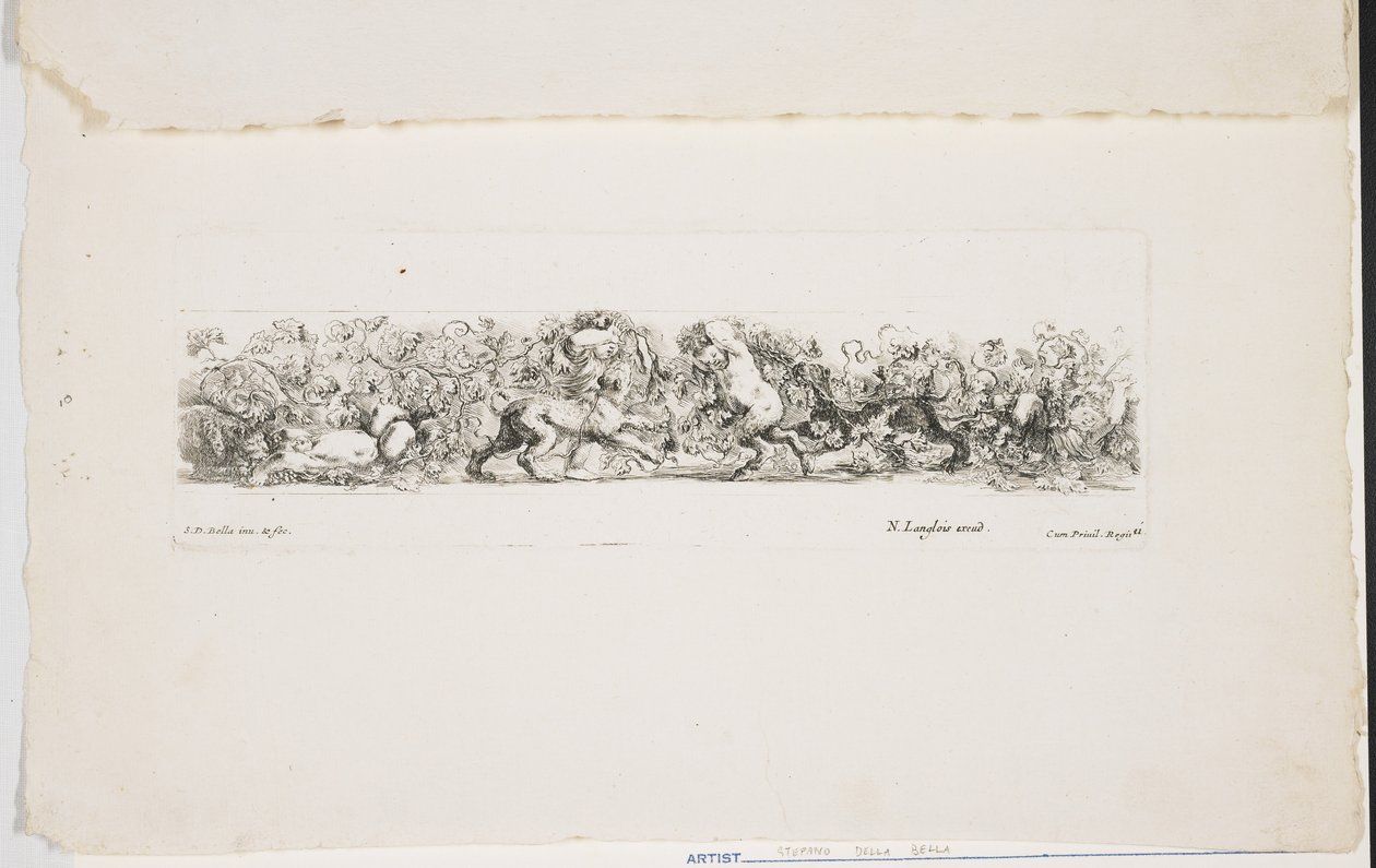 Plate 11 by Stefano della Bella