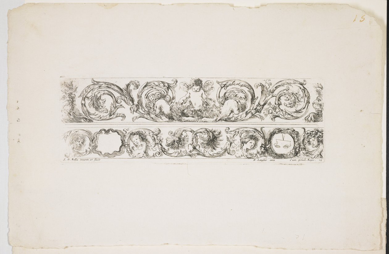 Plate 14 by Stefano della Bella