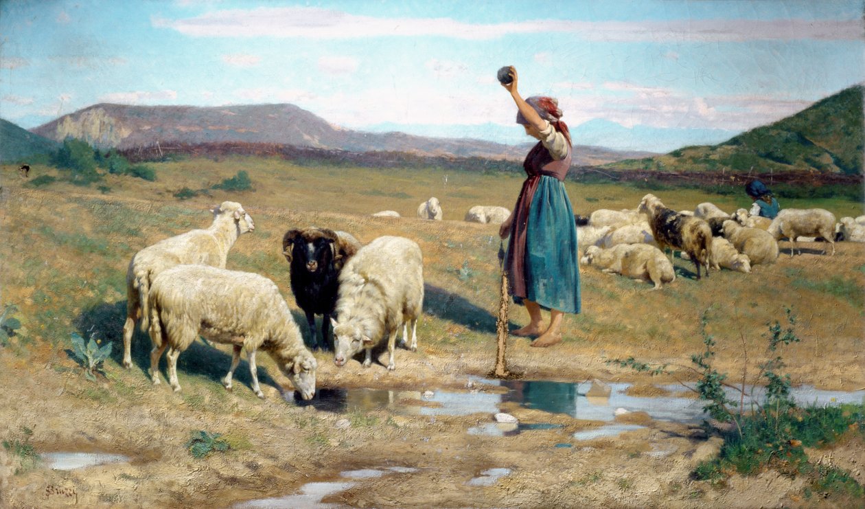 The Shepherdess by Stefano Bruzzi