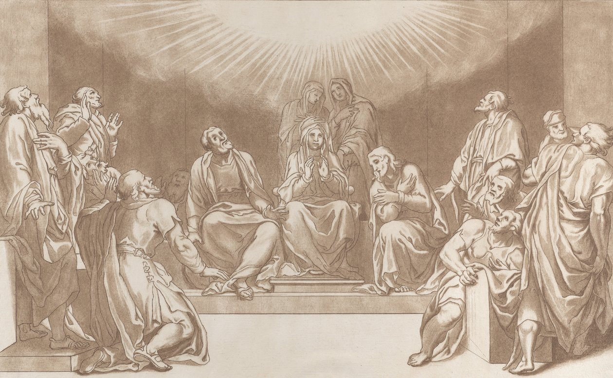 Descent of the Holy Ghost, 1760-90 by Stefano Mulinari