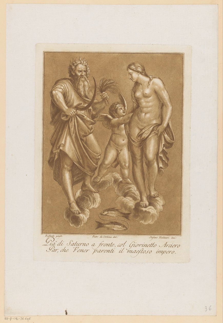 Saturn, Venus, and Cupid by Stefano Mulinari
