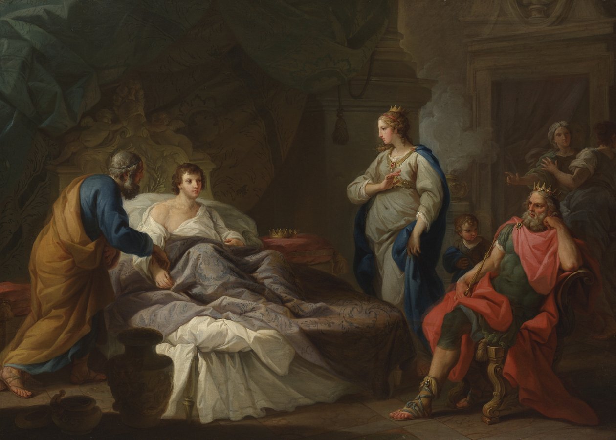 Antiochus Yearning for Stratonice, c.1740 by Stefano Pozzi