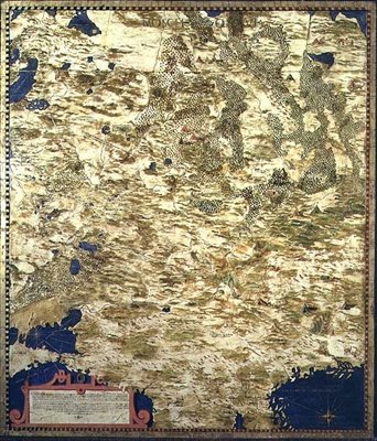 Map of Sixteenth Century Russia, from the 