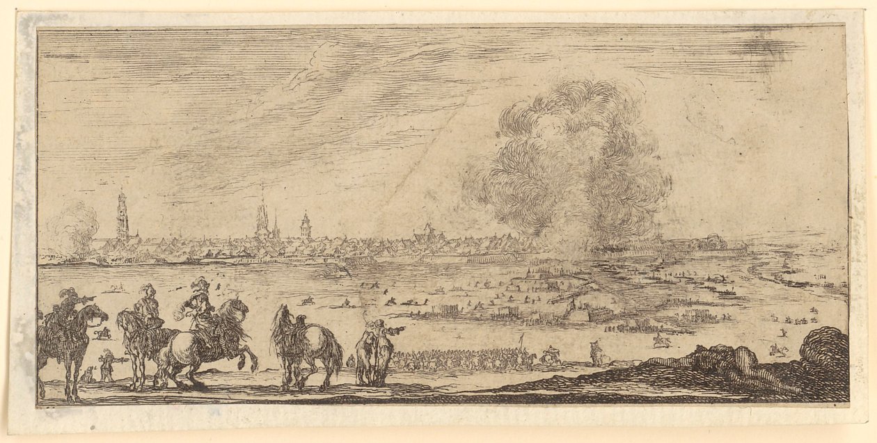 Attack on a Besieged City by Stefano della Bella