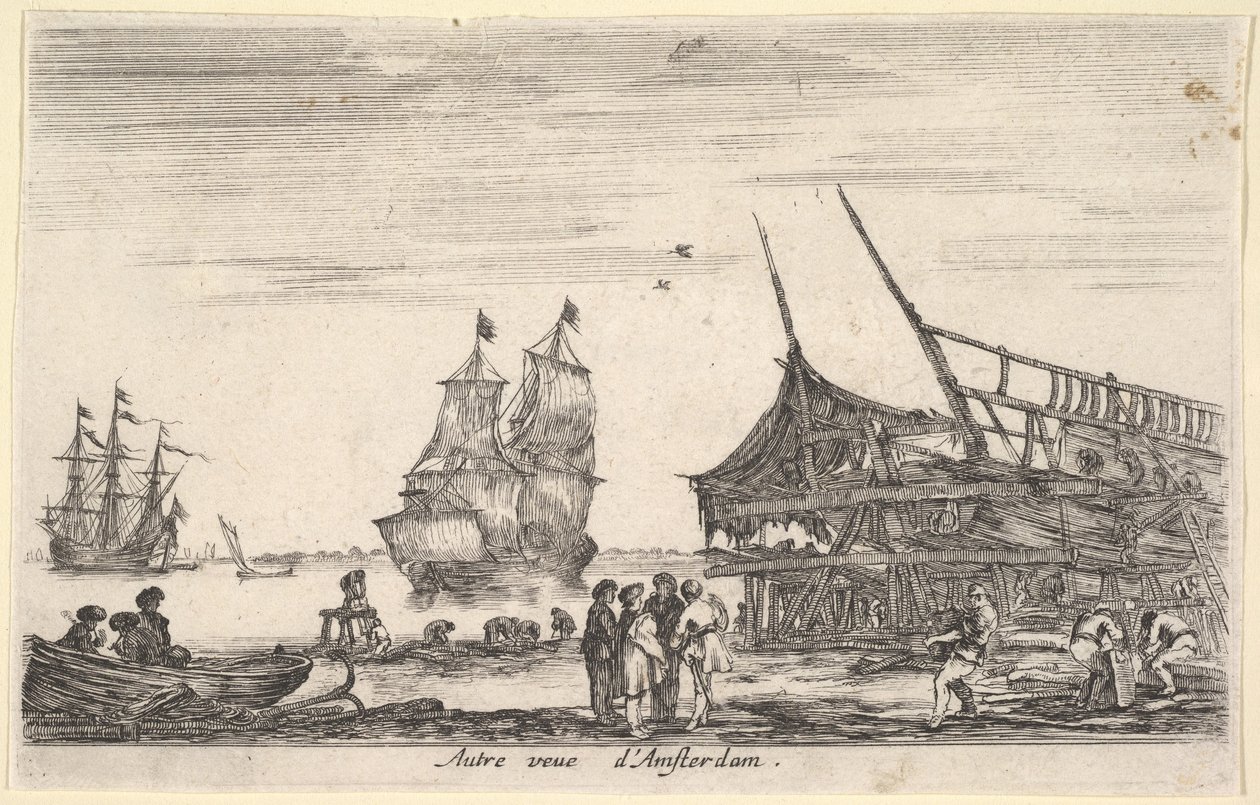 Another View of Amsterdam by Stefano della Bella