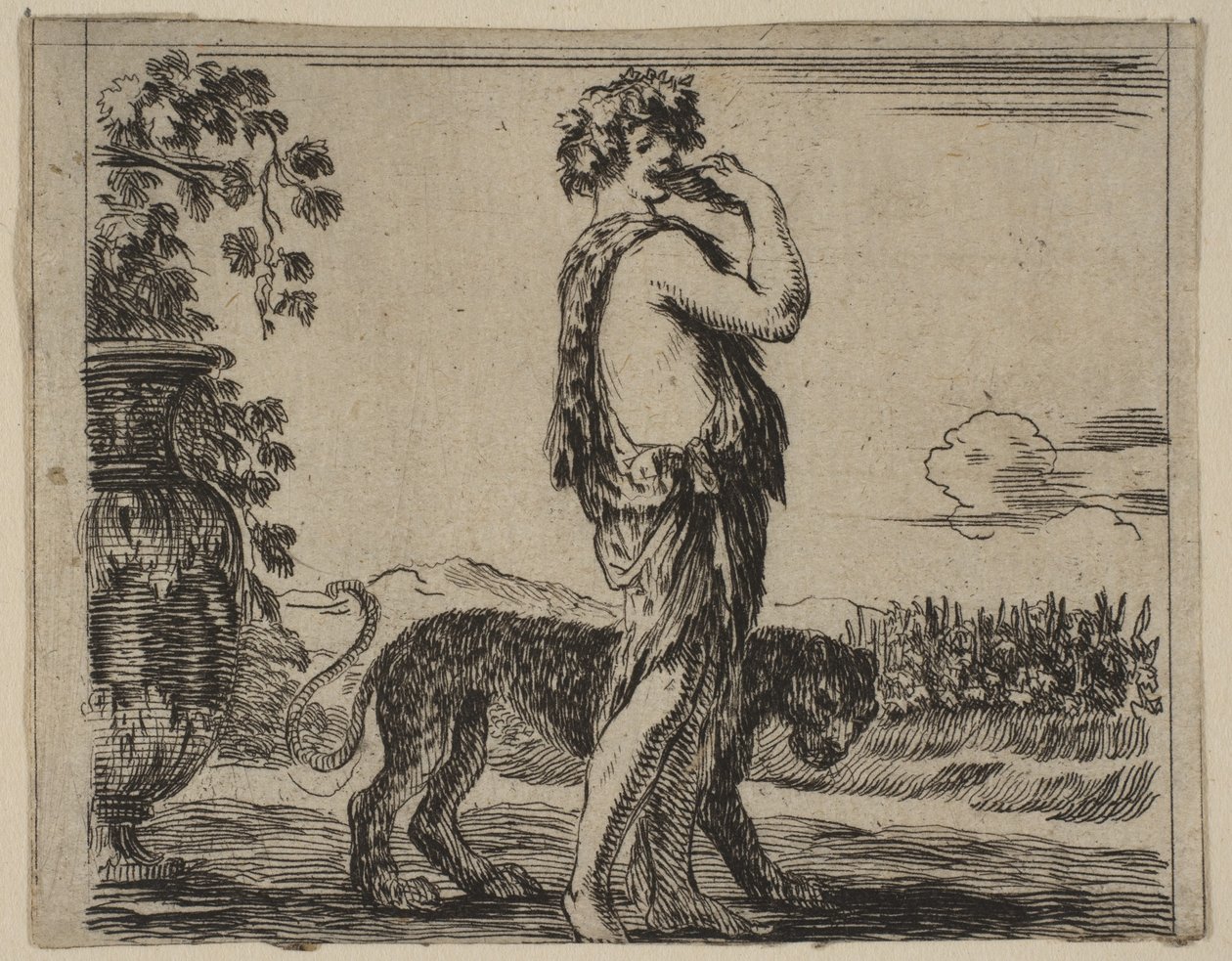 Bacchus, from Game of Mythology by Stefano della Bella