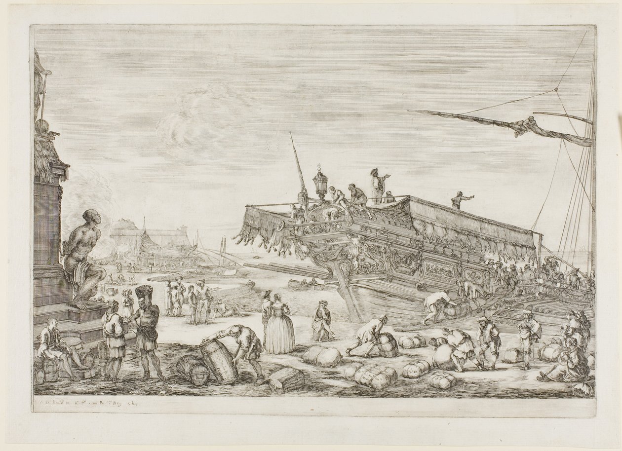 Change of a Galley of the Order of Saint Stephen by Stefano della Bella