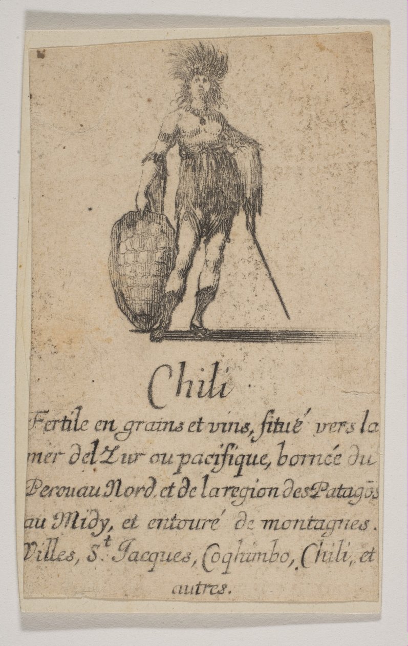 Chile, from Game of Geography by Stefano della Bella