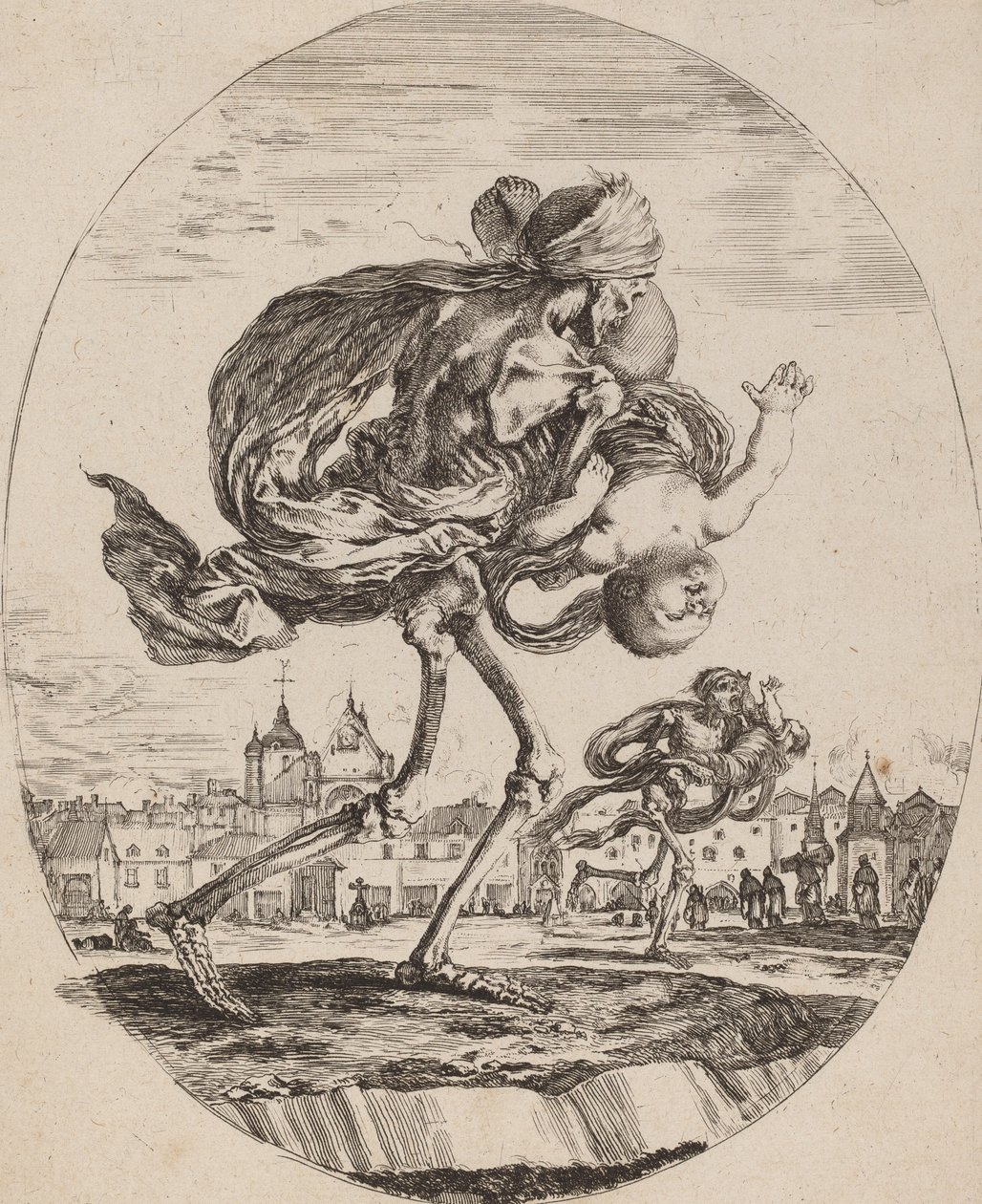 Death Carrying a Child to the Right by Stefano della Bella