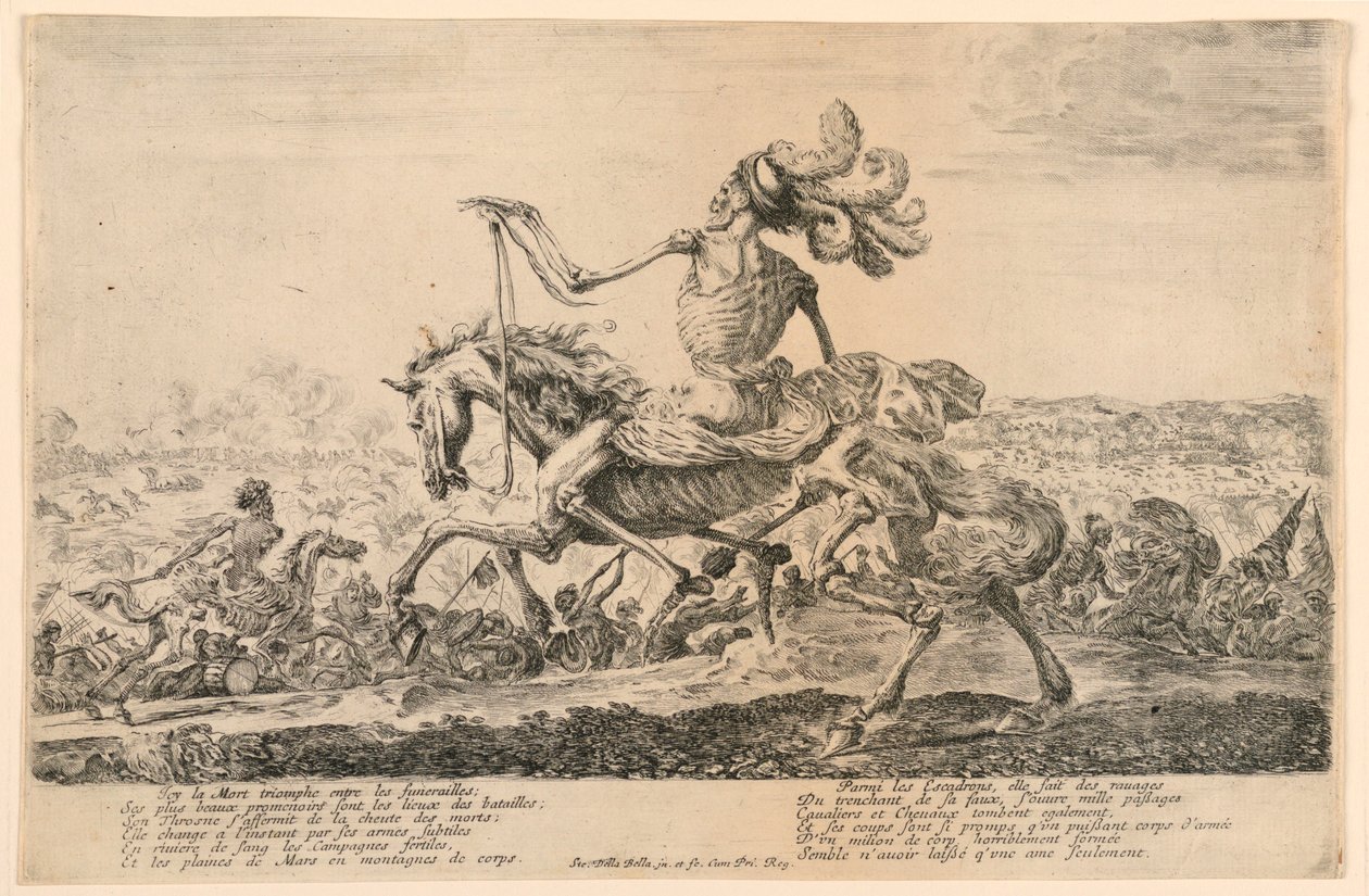 Death During a Battle by Stefano della Bella