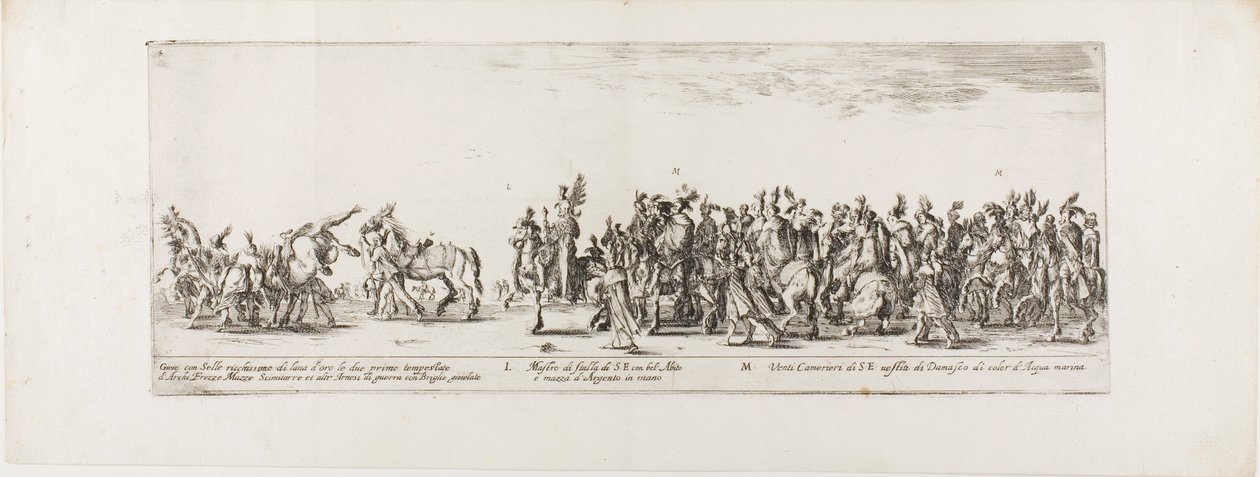 Entrance of the Ambassador of Poland into Rome by Stefano della Bella