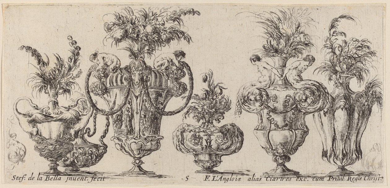Fantastic Vases by Stefano della Bella