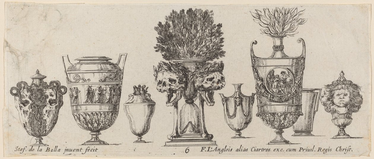 Fantastic Vases by Stefano della Bella