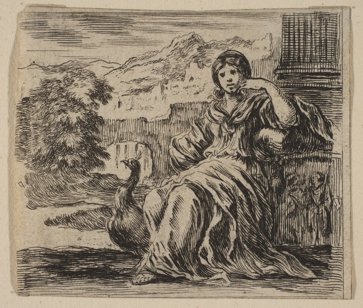 Juno, from Game of Mythology, 1644 by Stefano della Bella
