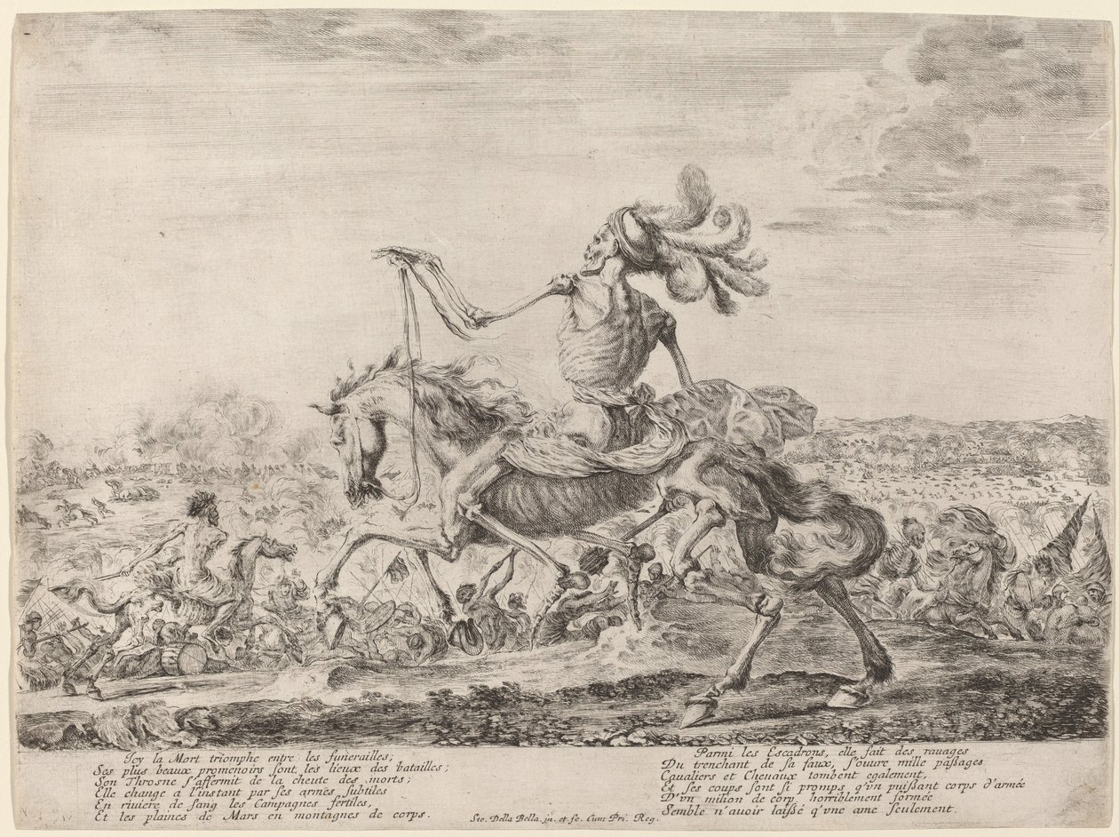 Death on a Battlefield by Stefano della Bella