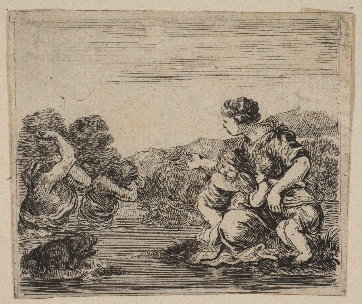 Latona, from Game of Mythology by Stefano della Bella