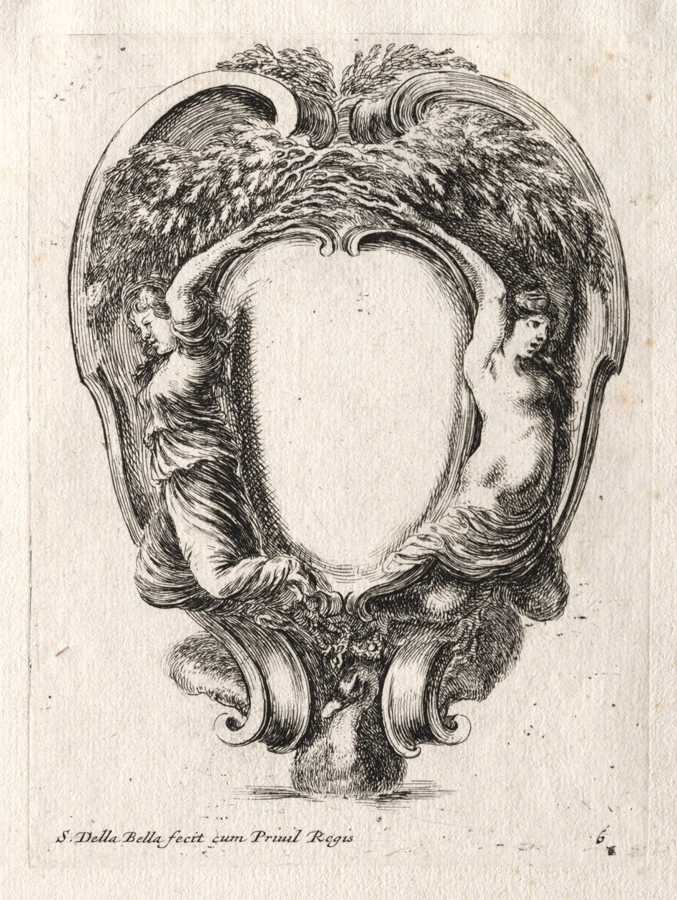 New Model for a Cartouche by Stefano della Bella