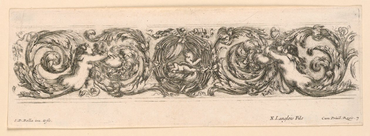 Ornamenti di Fregi e Fogliami by Stefano della Bella