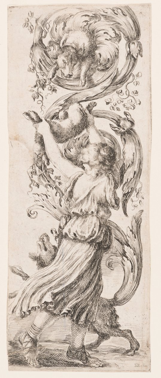 Grotesque Ornament by Stefano della Bella