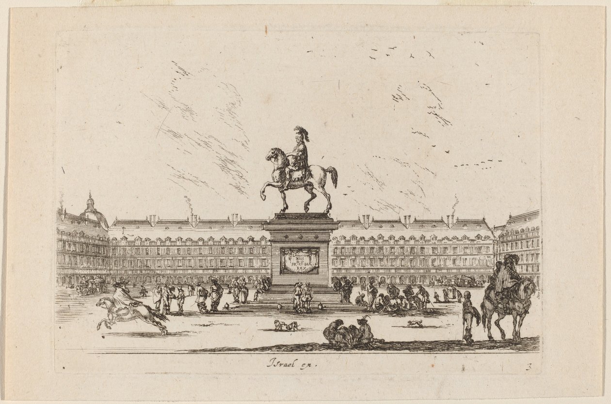 Place Royale, 1642 by Stefano della Bella