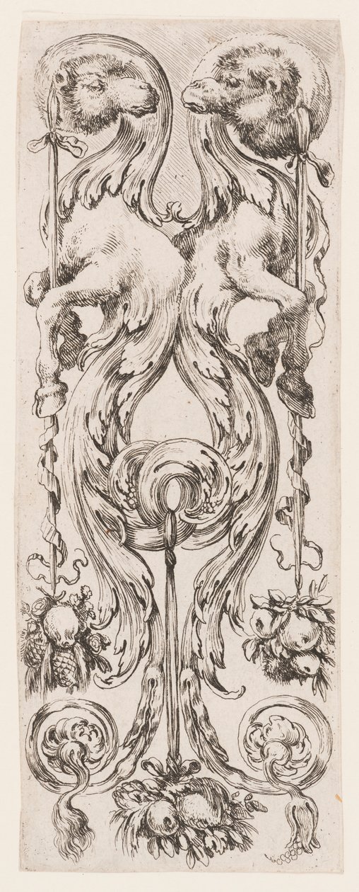Plate, from Ornaments or Grotesques by Stefano della Bella