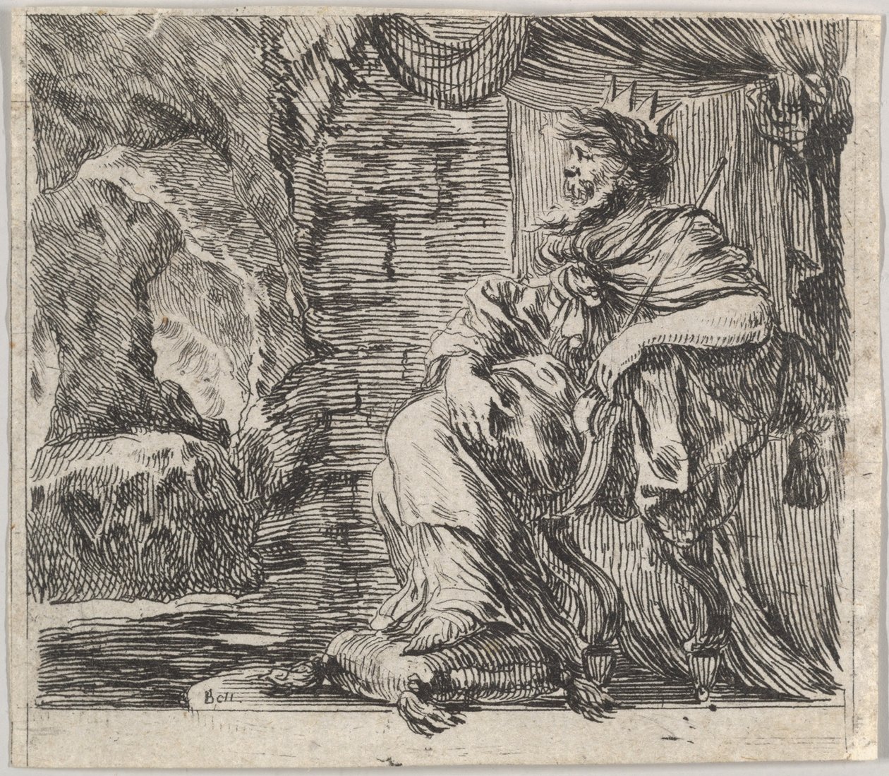 Pluto, from Game of Mythology by Stefano della Bella
