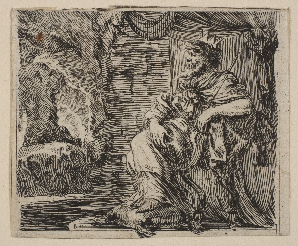 Pluto, from Game of Mythology by Stefano della Bella