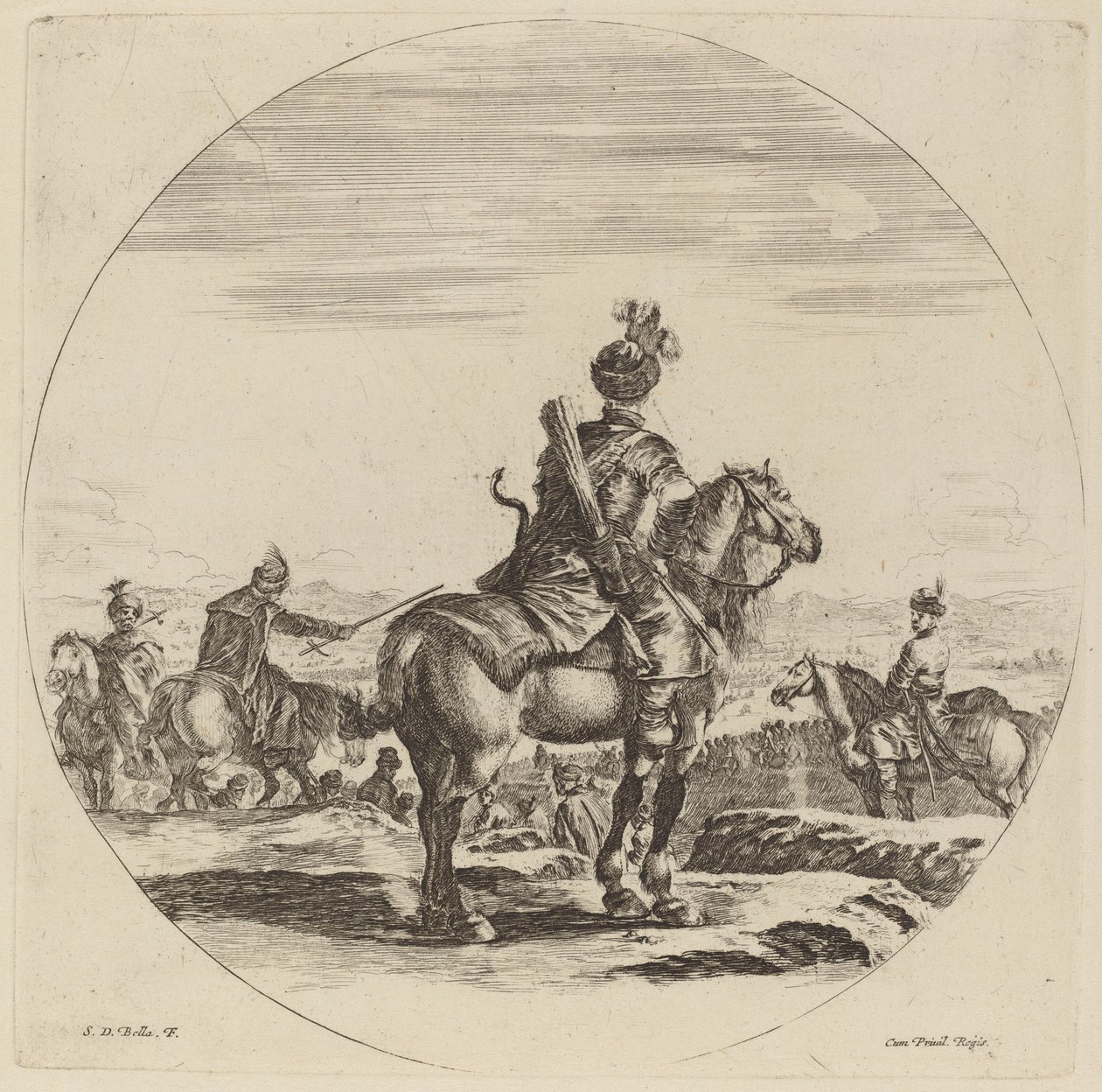Polish Cavalier by Stefano della Bella