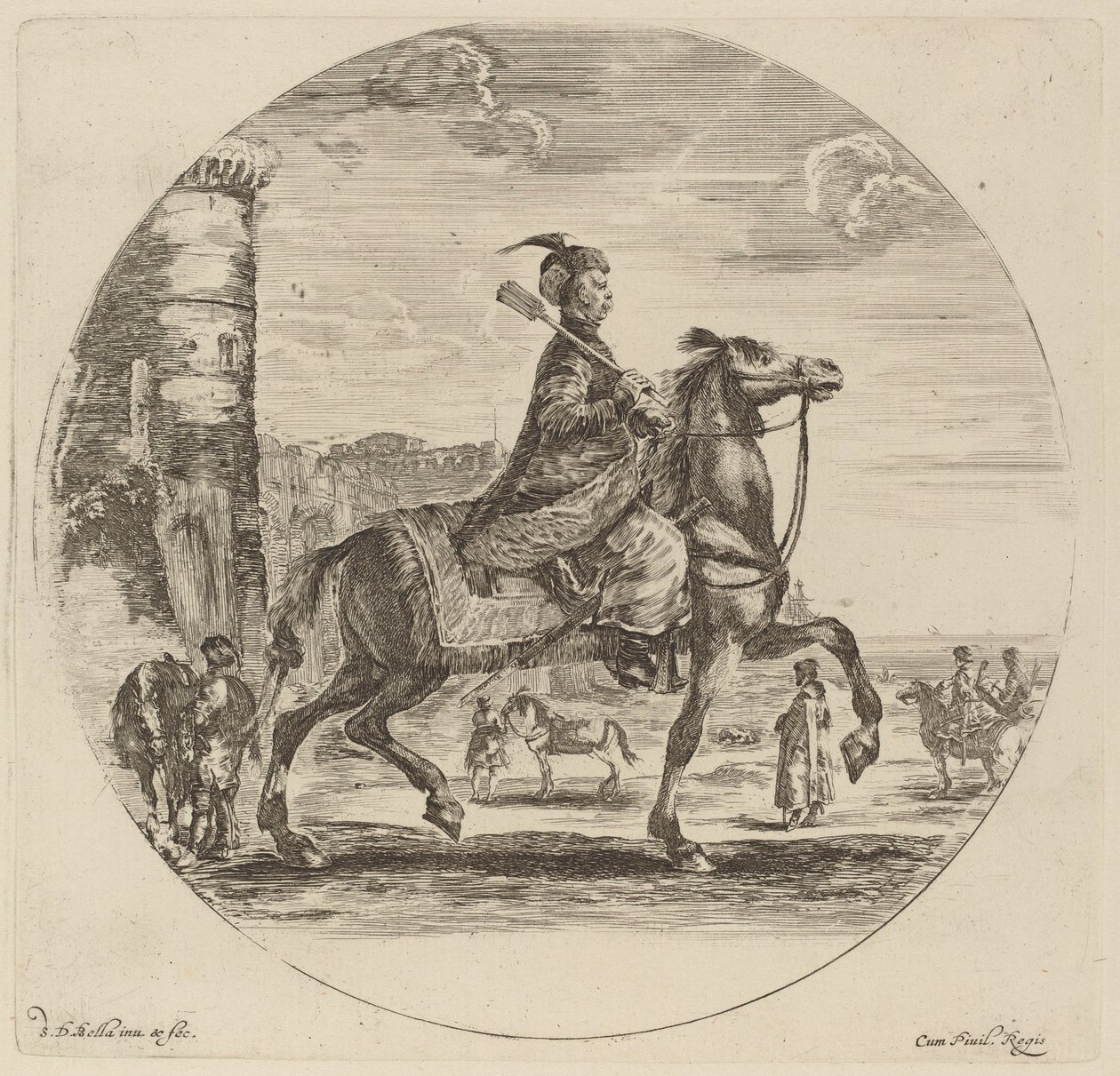 Polish Cavalier by Stefano della Bella