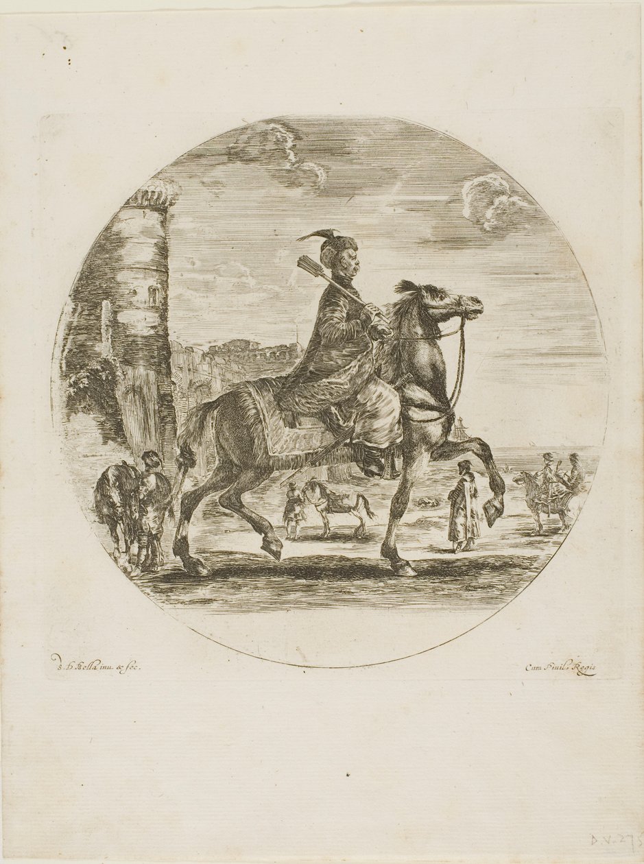 Polish Horseman by Stefano della Bella