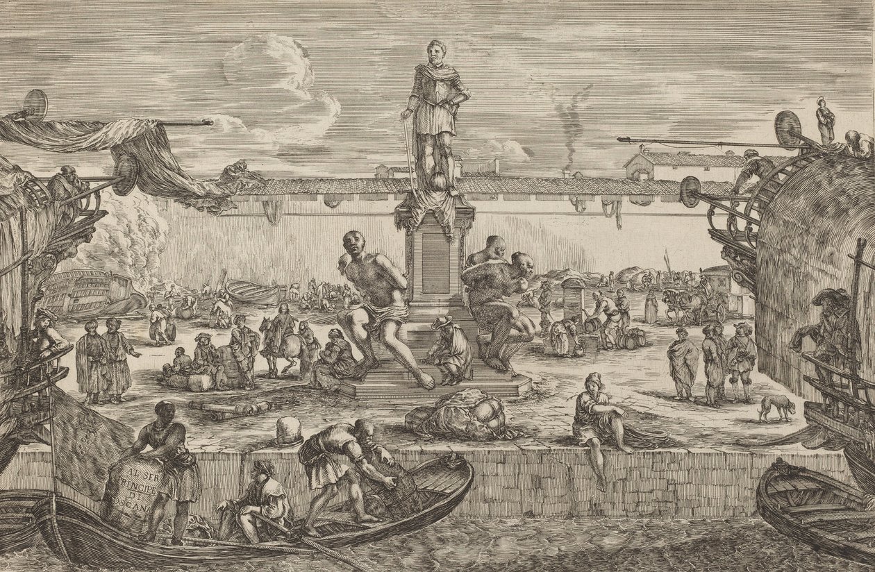 Statue of Ferdinand I by Stefano della Bella