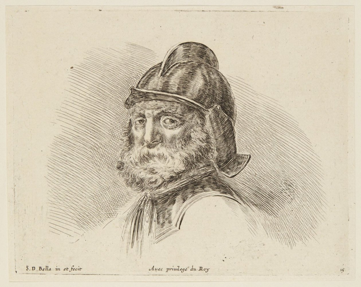 Study (I principii del disegno, 15) by Stefano della Bella