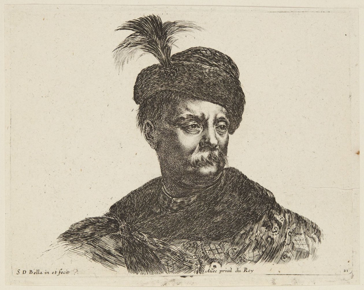 Study (The Principles of Drawing, 21) by Stefano della Bella