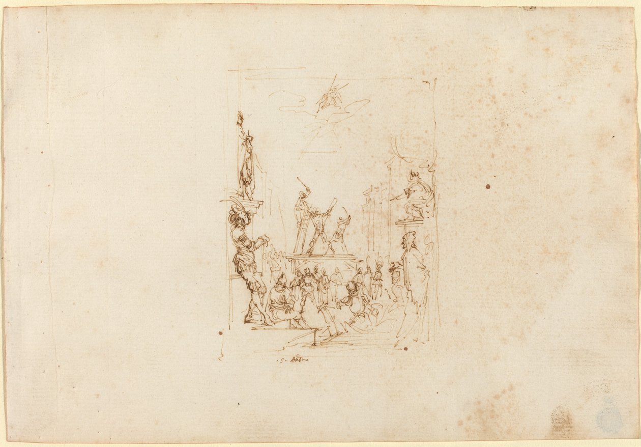 The Martyrdom of Saint Andrew by Stefano della Bella