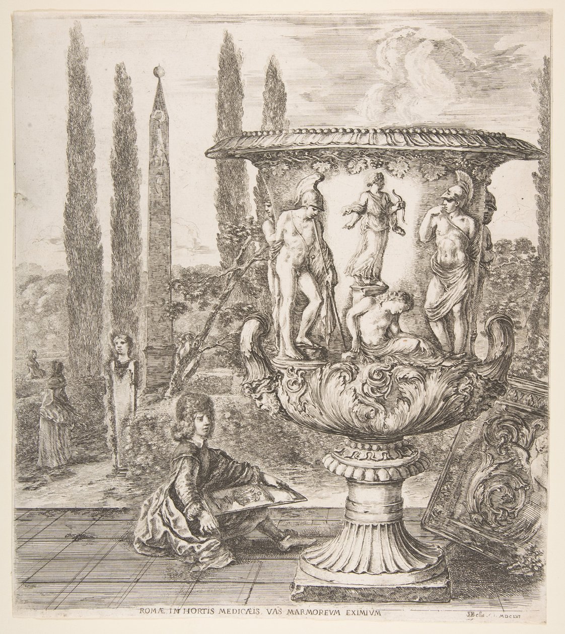 The Medici Vase by Stefano della Bella
