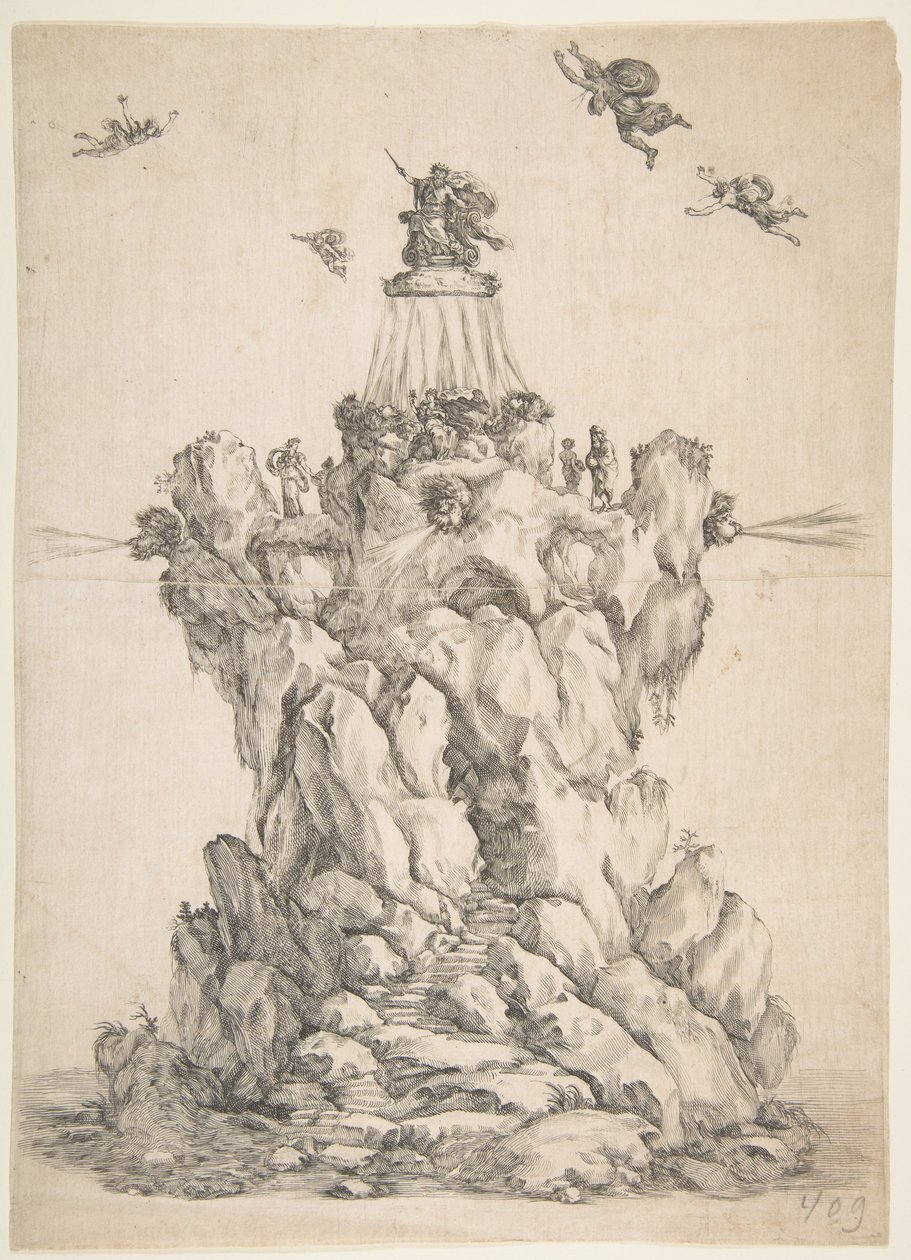 The Rock of Aeolus, 1652 by Stefano della Bella
