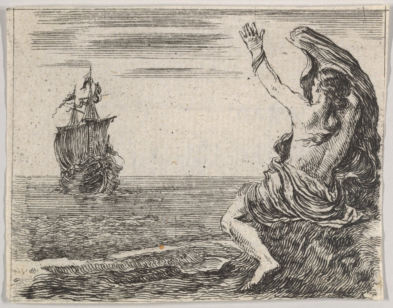Theseus and Ariadne, from Game of Mythology, 1644 by Stefano della Bella