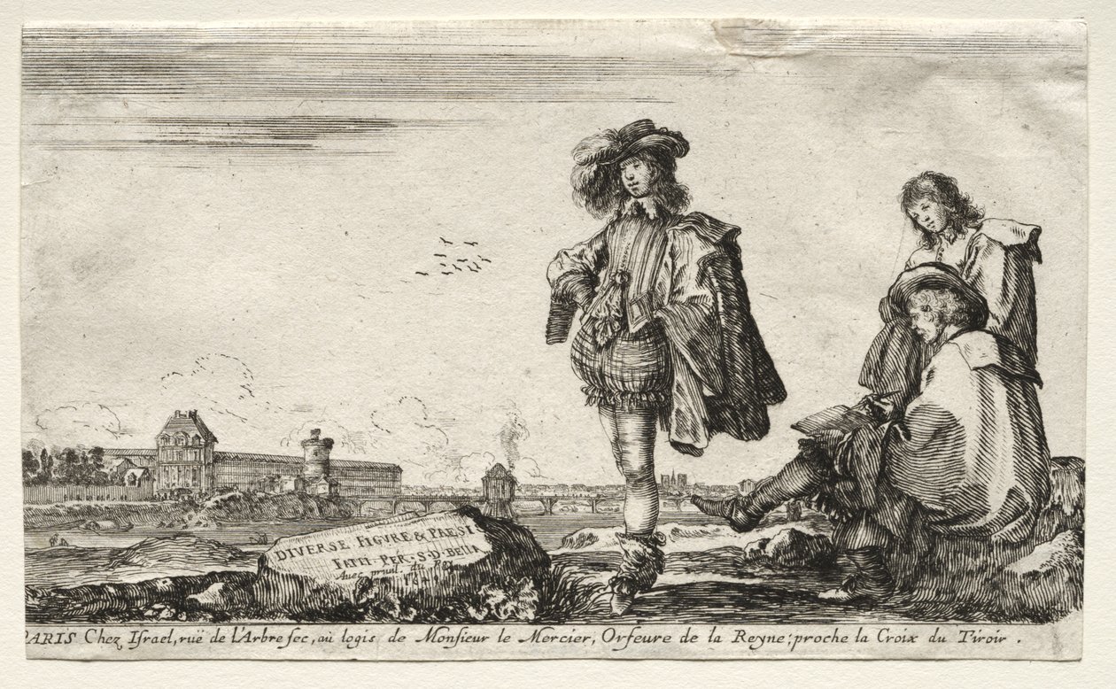 Various Figures and Landscapes by Stefano della Bella