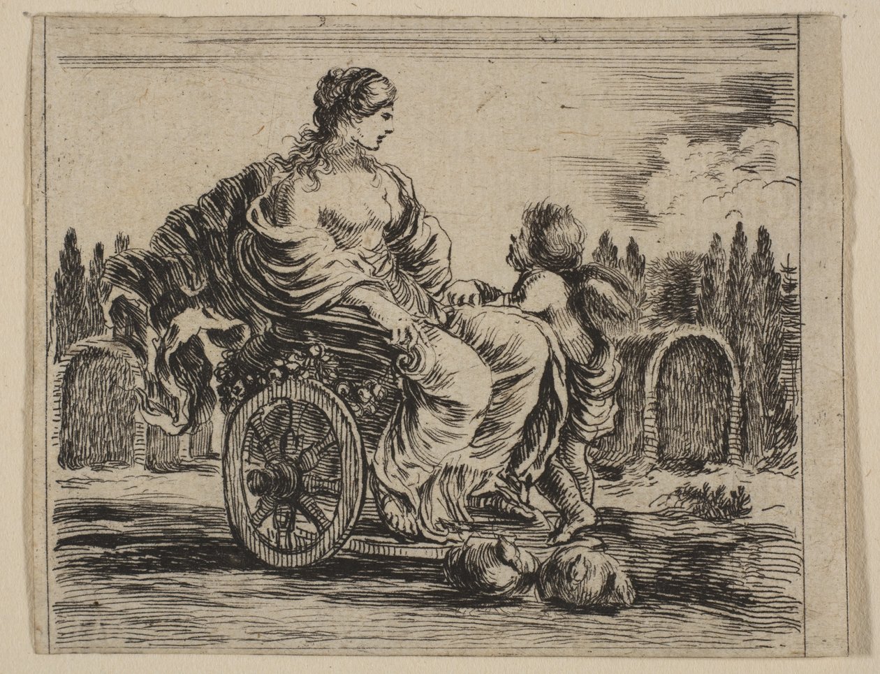 Venus, from Game of Mythology by Stefano della Bella
