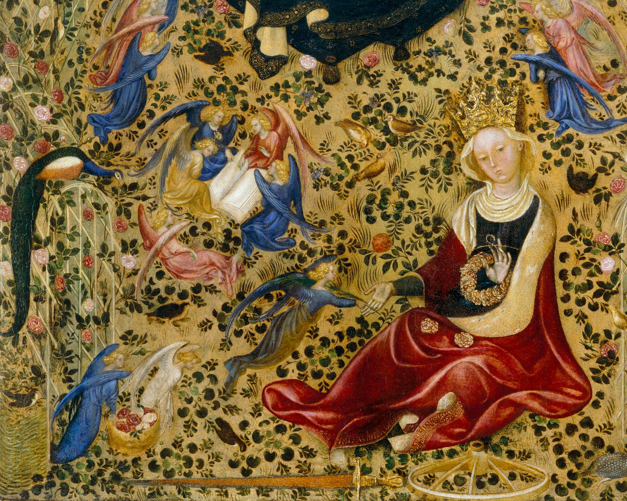 Saint Catherine of Alexandria (detail) by Stefano di Giovanni da Verona