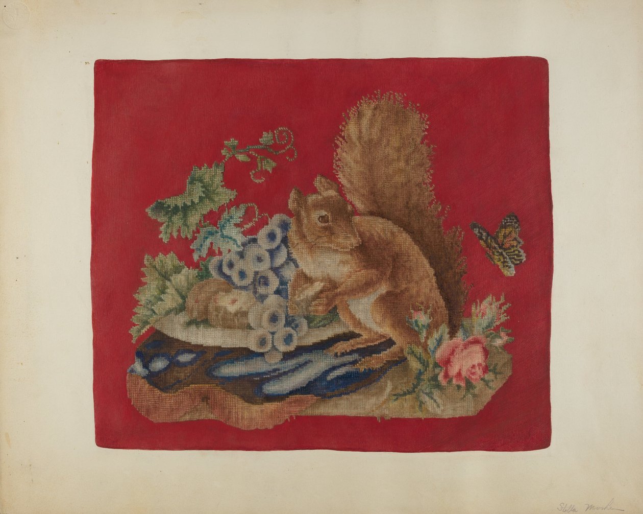 Chair Seat Cover by Stella Mosher