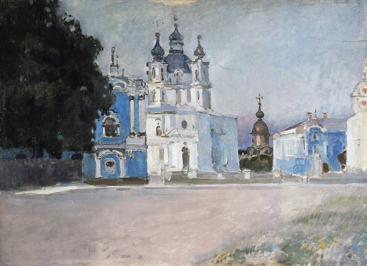 The Smolny Convent in Saint Petersburg by Stepan Yaremich