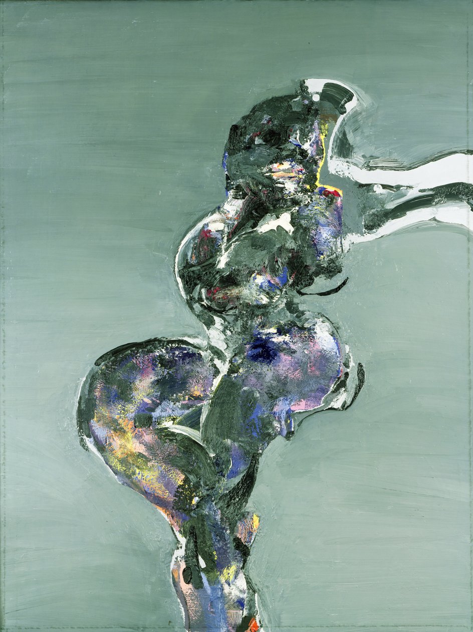 Seated nude, 1979 by Stephen Finer