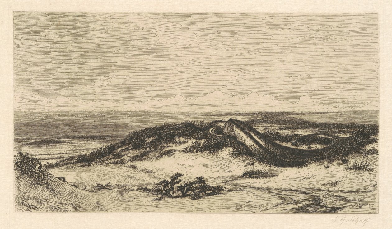 The Sea Serpent by Stephen Alonzo Schoff, after Elihu Vedder