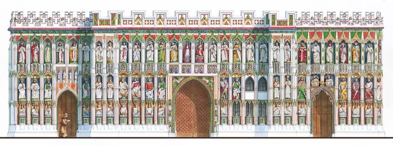 Exeter Cathedral Image Screen by Stephen Conlin