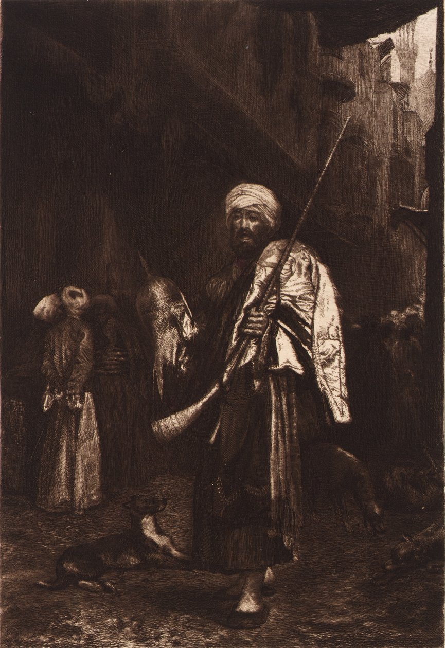 The Old Clothes Dealer, Cairo by Stephen James Ferris
