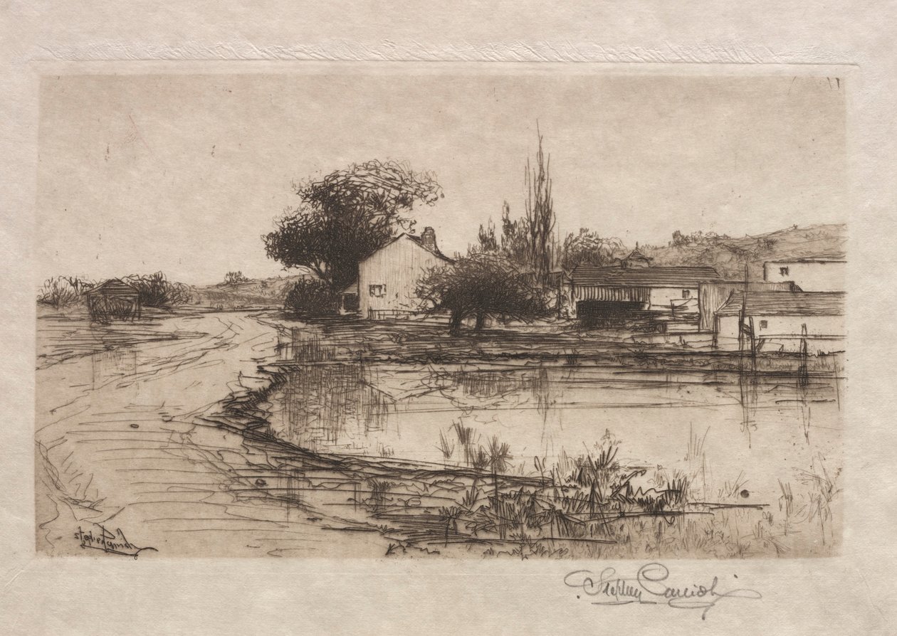Sketch near Pittsfield, Mass., 1887-1888 by Stephen Parrish